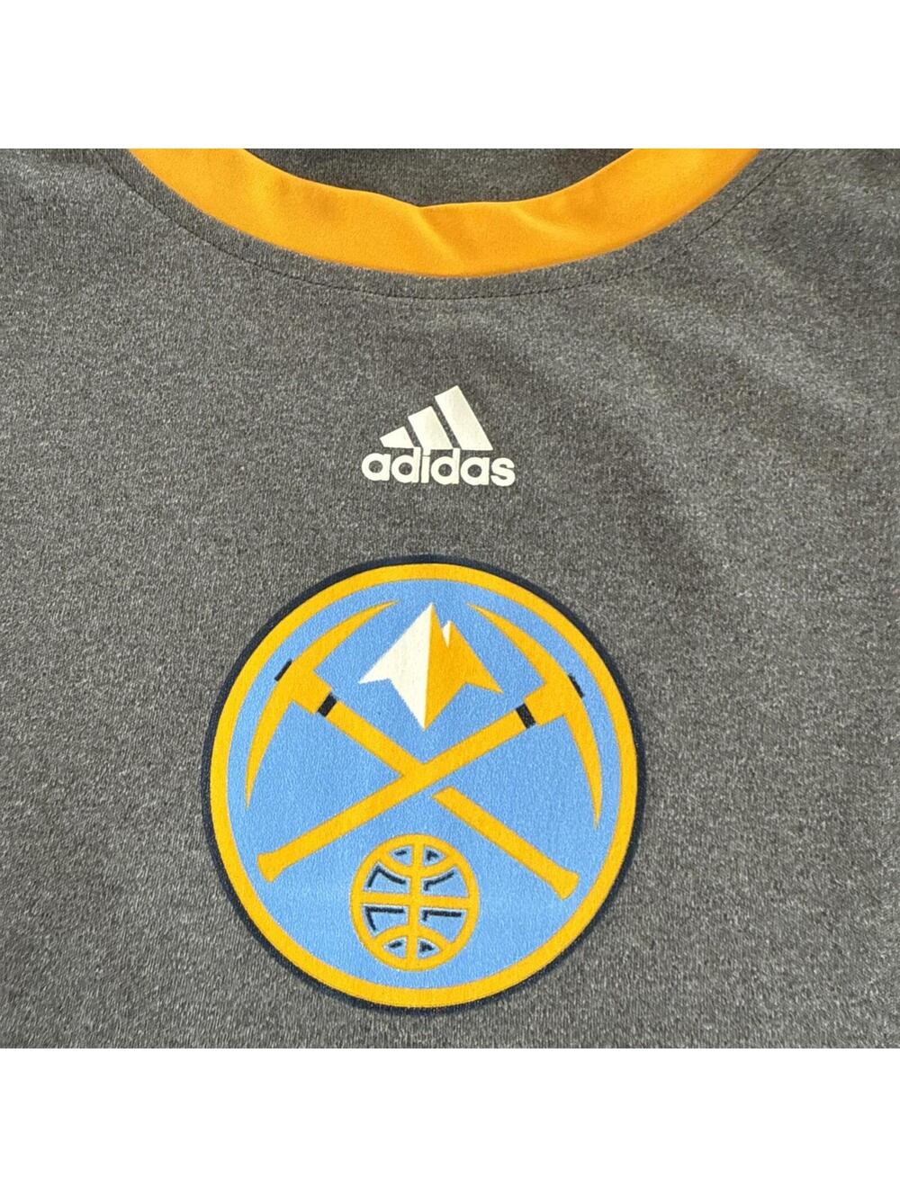VTG Adidas Denver Nuggets Keneth Faried Shirt Jersey NBA Size XXL Denver Nuggets - Picture 2 of 7